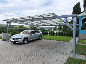 pristresek_pro_auta_ocelova_zarovo_zinkovana_konstrukce